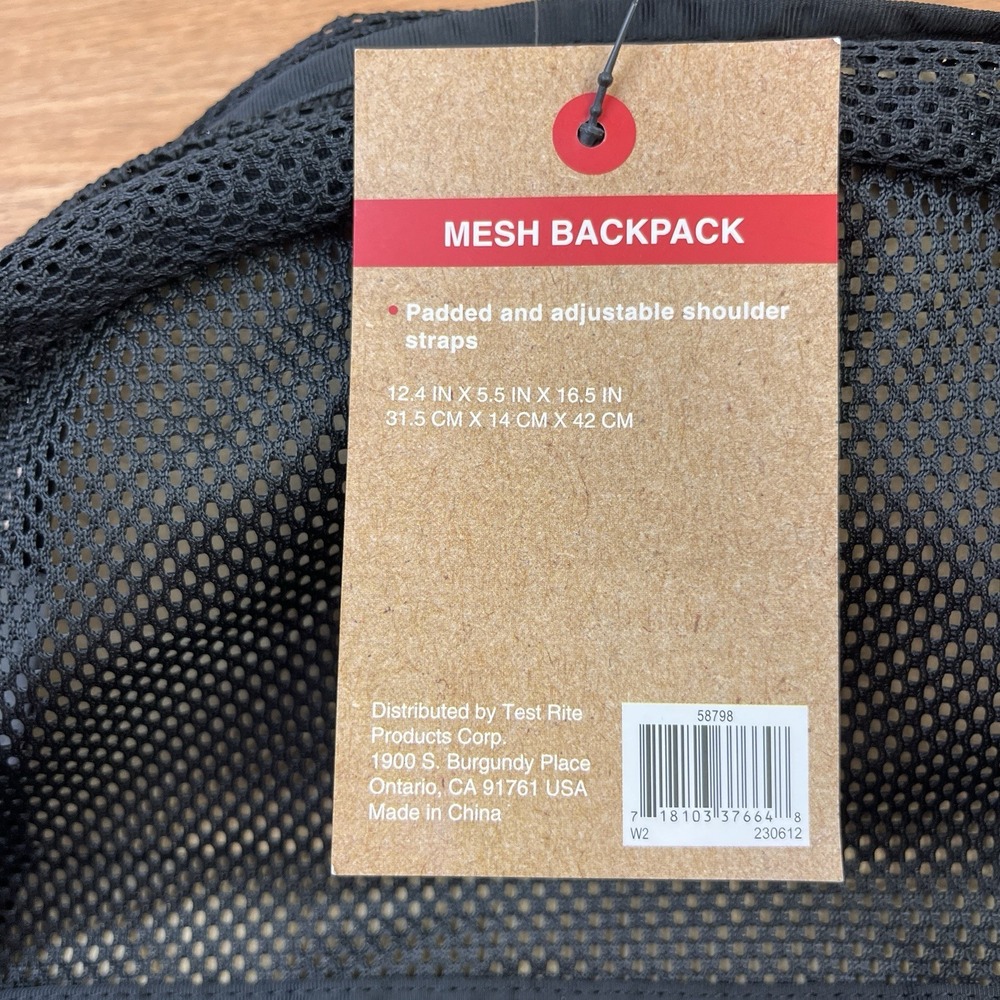 Staples Pep Rally Back Mesh Backpack NEW - Picture 6 of 8